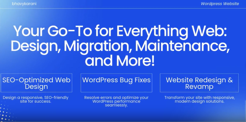 Redesign Wordpress Website